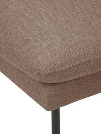 Reposapiés puf Moby, Tapizado: poliéster Alta resistenci, Estructura: madera de pino maciza con, Patas: metal, Tejido gris pardo, An 78 x Al 48 cm