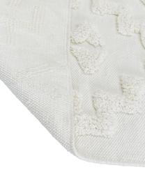 Ręcznie tkany chodnik z bawełny Idris, 100% bawełna, Kremowobiały, S 80 x D 300 cm
