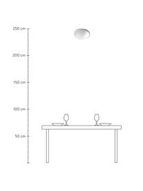 Malé stropní svítidlo Calisto, Chromová, Ø 31 cm, V 9 cm
