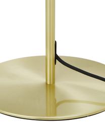 Vloerlamp Aurelia van opaalglas, Lampvoet: vermessingd metaal, Messingkleurig, wit, Ø 25 cm, H 155 cm
