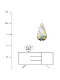 Designer Wandspiegel Sea Girl, Spiegelfläche: Spiegelglas, Rahmen: Mitteldichte Holzfaserpla, Frau im Wasser, B 45 x H 81 cm