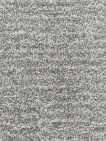 Fluffy rond hoogpolig vloerkleed Marsha in grijs/mintgroen, Grijstinten, B Ø 150 cm (maat M)