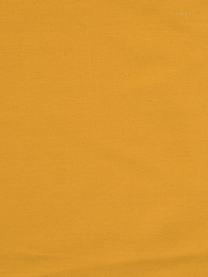 Samt-Kissenhülle Phoeby in Gelb mit Fransen, 100% Baumwolle, Gelb, B 40 x L 40 cm