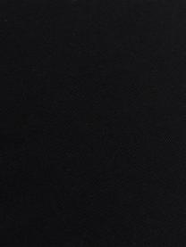 Vysoký bavlnený vankúš na stoličku Zoey, Čierna, Š 40 x D 40 cm
