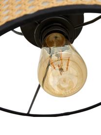 Lampa sufitowa z plecionki wiedeńskiej Vienna, Jasny brązowy, czarny, beżowy, ∅ 40 x W 30 cm