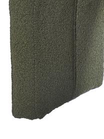 Moderní bouclé lavice Penelope, Zelená, Š 110 cm, V 46 cm