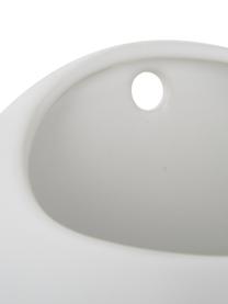Macetero de pared de cerámica Globe, Cerámica, Blanco, Ø 15 x Al 10 cm