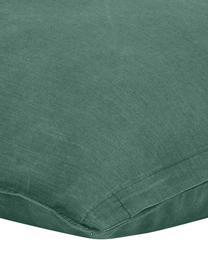 Poszewka na poduszkę z bawełny z efektem sprania Arlene, 2 szt., Ciemny zielony, S 40 x D 80 cm
