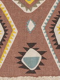 Tapis multicolore ethnique Boho, 100 % coton, Multicolore, larg. 70 x long. 120 cm (taille XS)