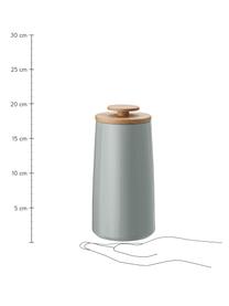 Boîte de rangement Emma, haut. 20 cm, Gris, bois de hêtre, Contenance 300 g