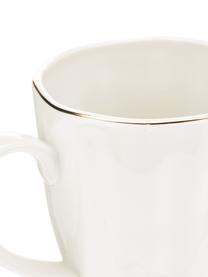 Tasse à thé porcelaine Sali, 2 pièces, Porcelaine, Blanc, Ø 9 x haut. 10 cm, 350 ml