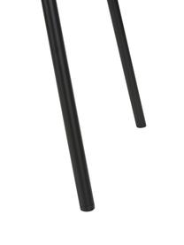 Schreibtisch Rayburn mit Eichenholzfurnier, Tischplatte: Mitteldichte Holzfaserpla, Gestell: Metall, pulverbeschichtet, Helles Holz, Schwarz, B 115 x T 52 cm