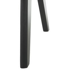 Armstoel Sissi met Weens vlechtwerk, Frame: massief gelakt eikenhout, Zitvlak: rotan, Rotan, zwart, B 52  x D 58 cm