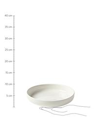 Porselein pastabord Nessa, 2 stuks, Hoogwaardig hard porselein, Wit, Ø 21 cm