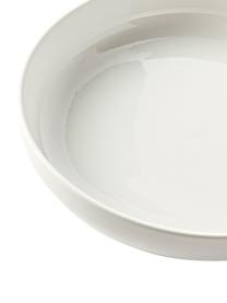 Porselein pastabord Nessa, 2 stuks, Hoogwaardig hard porselein, Wit, Ø 21 cm