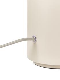 Lampada da tavolo Niko, Paralume: metallo rivestito, Base della lampada: metallo rivestito, Beige, Ø 35 x Alt. 55 cm