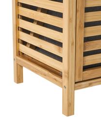 Badkamerrek Kit met wasmand, Frame: bamboehout, FSC-gecertifi, Licht hout, B 40 x H 95 cm