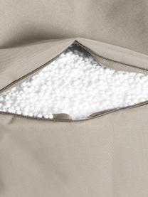 Pouf sacco grande Scuba, Rivestimento: 100% polipropilene resist, Beige, Larg. 130 x Alt. 170 cm