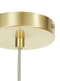 Design hanglamp Sticks, Baldakijn: geborsteld metaal, Vermessingd, B 60 cm