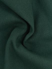 Baumwoll-Kissenhülle Mads mit Kederumrandung in Dunkelgrün, 100% Baumwolle, Dunkelgrün, B 40 x L 40 cm
