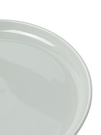 Porcelánové dezertní talíře Nessa, 4 ks, Vysoce kvalitní porcelán, Světle šedá, Š 19 cm, V 3 cm
