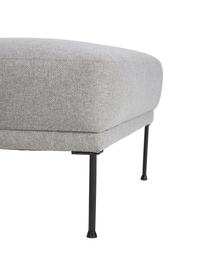 Sofá rinconera pequeño Fluente, Tapizado: 100% poliéster Alta resis, Estructura: madera de pino maciza con, Patas: metal con pintura en polv, Tejido gris claro, An 198 x F 152 cm, chaise longue derecha