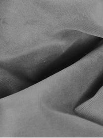 Samt-Sofa Moby (2-Sitzer) in Grau mit Metall-Füßen, Bezug: Samt (Hochwertiger Polyes, Gestell: Massives Kiefernholz, FSC, Füße: Metall, pulverbeschichtet, Samt Grau, B 170 x T 95 cm
