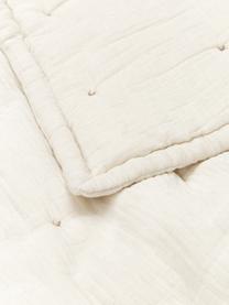 Watowana narzuta z muślinu bawełnianego Lune, Tapicerka: 100% bawełna, Beżowy, 260 x 260 cm (do łóżek do 200 x 200 cm)