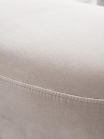 Samt-Sitzbank Coconino in Beige, gepolstert, Bezug: Baumwollsamt (89% Baumwol, Rahmen: Kiefernholz, Beige, 160 x 36 cm