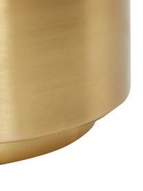 Table d'appoint en métal Step, Métal, brossé, Couleur laitonnée, Ø 50 x haut. 46 cm