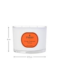 Bougie parfumée à trois mèches Vintage Aromatherapy (orange, bois de cèdre & clous de girofle), Orange, bois de cèdre, clous de girofle, Ø 11 x haut. 8 cm