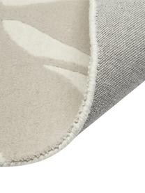 Handgetufteter Wollteppich Lando in Beige, 100% Wolle, Beigetöne, gemustert, B 80 x L 150 cm (Größe XS)