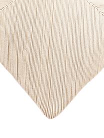 Katoenen kussenhoes Rino met structuurpatroon, 100% katoen, Beige, B 45 x L 45 cm