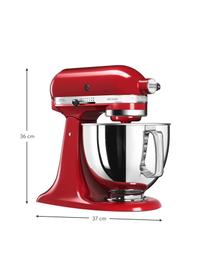 Küchenmaschine Artisan, Gehäuse: Zinkdruckguss, Schüssel: Edelstahl, Rot, B 37 x T 24 cm