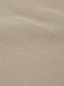Obrus z chwostami Benini, 85% bawełna, 15% len, Greige, Dla 6-10 osób (S 130 x D 270 cm)