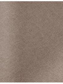 Ecksofa Luna in Braun mit Metall-Füßen, Bezug: 100% Polyester Der hochwe, Gestell: Massives Buchenholz, Füße: Metall, galvanisiert, Webstoff Braun, B 280 x T 184 cm