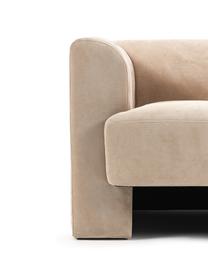 Sofa Bobi (2-osobowa), Tapicerka: 88% poliester, 12% nylon , Stelaż: lite drewno sosnowe, Piaskowa tkanina, S 178 x G 82 cm