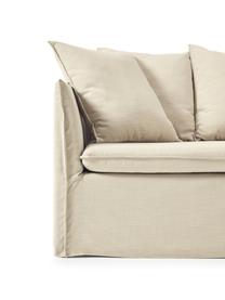 Sofa Mila (3-Sitzer), Bezug: 100% Polyester Der hochwe, Gestell: Kieferholz, Faserplatte, , Webstoff Dunkelbeige, B 220 x H 85 cm