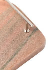 Marmor-Servierplatte Han, Tablett: Marmor, Griffe: Metall, Terrakotta, marmoriert, B 27 x L 38 cm