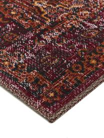 In- & Outdoor-Teppich Tilas Izmir in Dunkelrot, Orient Style, 100% Polypropylen, Dunkelrot, Senfgelb, Khaki, B 80 x L 150 cm (Größe XS)