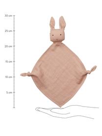 Doudous en coton bio Yoko, 2 élém., 100 % coton bio, Rose, rose foncé, larg. 25 x long. 25 cm