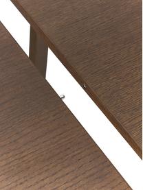 Table extensible Calla, tailles variées, Bois de chêne, brun laqué, larg. de 120 à 160 x prof. 90 cm