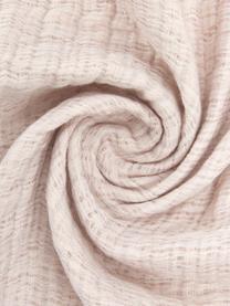 Copriletto in morbida mussola di cotone Liv, 100% cotone, Rosa cipra, beige, Larg. 180 x Lung. 260 cm  (per letti da 140 x 200)