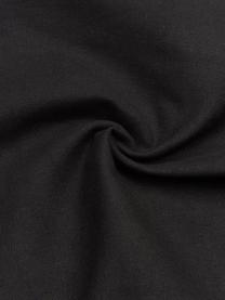 Poszewka na poduszkę z chwostami Shylo, 100% bawełna, Czarny, S 40 x D 40 cm