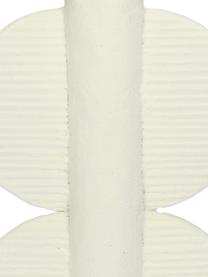 Świecznik Aztec, Poliresing, Biały, S 13 x W 22 cm