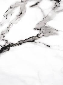 Baumwollperkal-Kissenbezug Malin mit Marmor-Muster, 65 x 65 cm, Webart: Renforcé Fadendichte 200 , Hellgrau & Schwarz mit Marmormuster, B 65 x L 65 cm