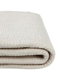 Couvre-lit en coton Stripes, Beige, larg. 180 x long. 250 cm (pour lits jusqu'à 140 x 200 cm)