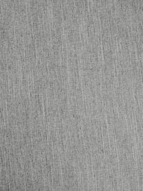 Hoekbank Melva (3-zits), Bekleding: 100% polyester De slijtva, Frame: massief grenenhout, FSC-g, Poten: kunststof, Geweven stof grijs, B 239 x D 143 cm, hoekdeel rechts