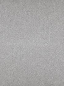 Chaise longue Fluente in lichtgrijs met metalen poten, Bekleding: 80% polyester, 20% ramie., Frame: massief grenenhout, FSC-g, Poten: gepoedercoat metaal., Geweven stof lichtgrijs, B 202 x D 85 cm, rugleuning links