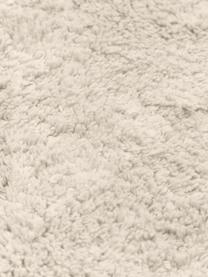 Alfombra artesanal de algodón con flecos Bina, Beige estampado, An 160 x L 230 cm (Tamaño M)